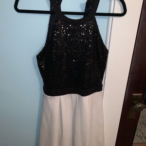 Black and White Dress